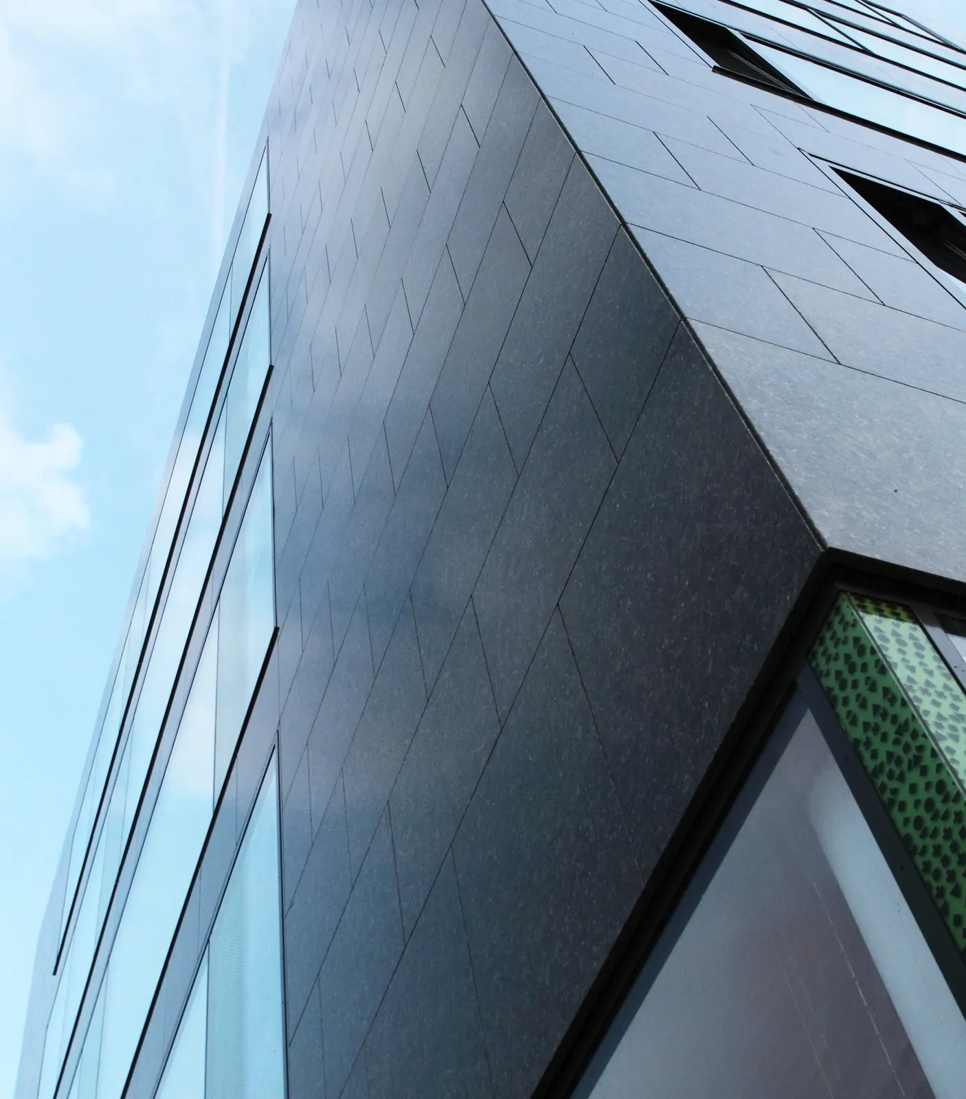 International office building representing global banking relationships